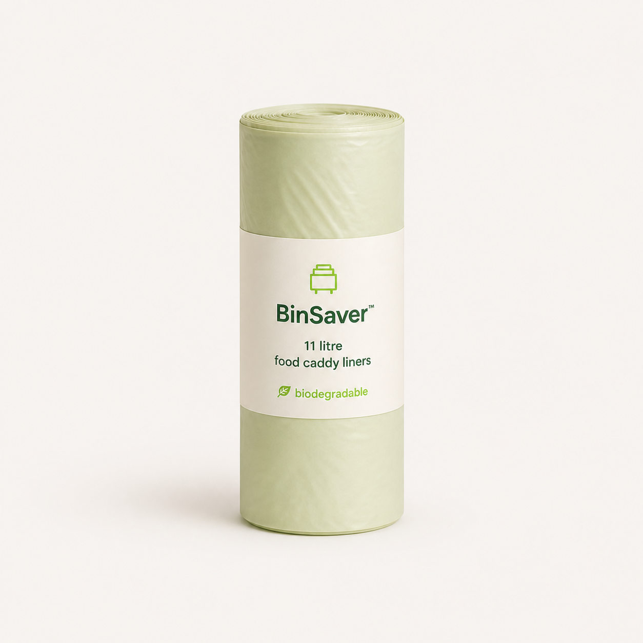 Food waste caddy liners for cleaner food waste disposal