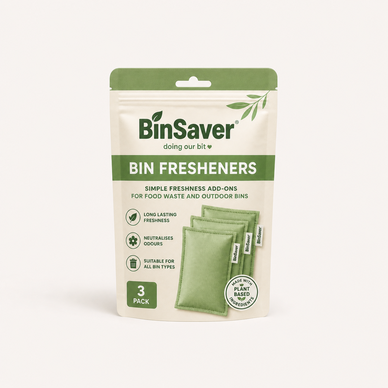 BinSaver food waste caddy fresheners for odour control